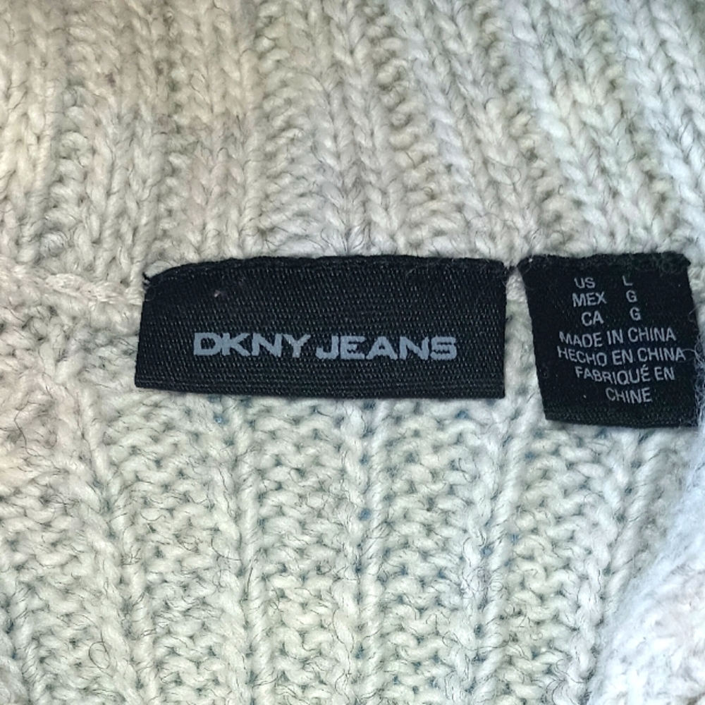 DKNY Grey Sweater - Picture 3 of 4